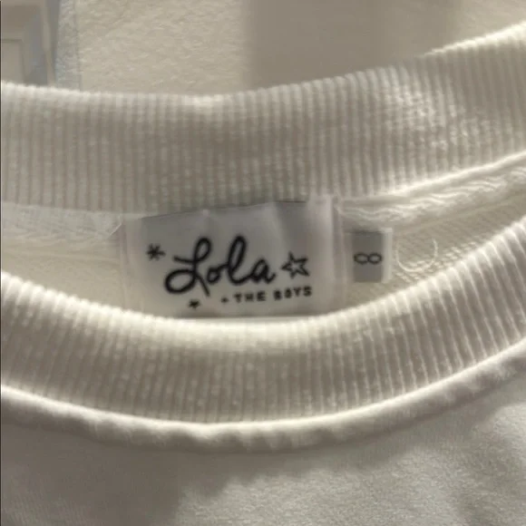 Lola and the boys size 8 Sweatshirt with Colorful 'HAPPY' Design - Picture 4 of 5